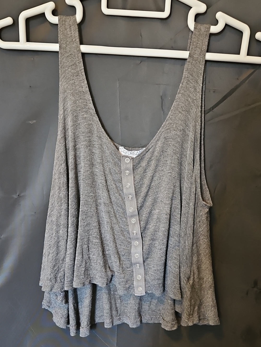 Daydreamer LA Snap-Front Crop Top